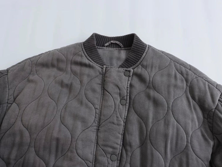 Damen Jahrgang Übergröße Jacke | Lässig