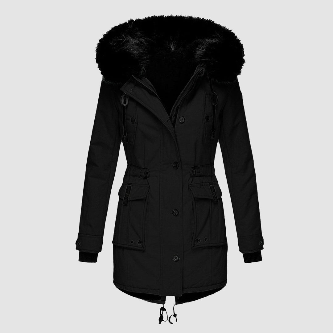 Damen Stylische Winter Parka Mantel | Kapuze