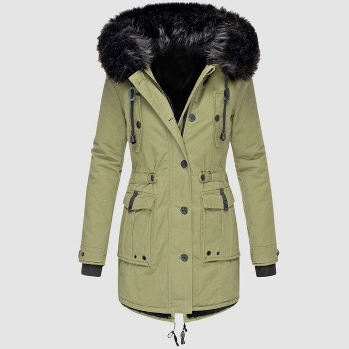 Damen Stylische Winter Parka Mantel | Kapuze