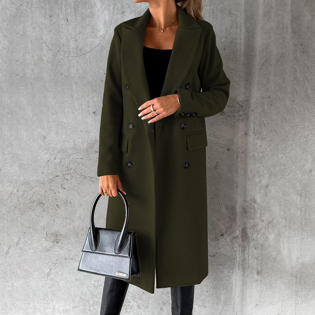 Damen Formaler Langer Mantel | Elegante