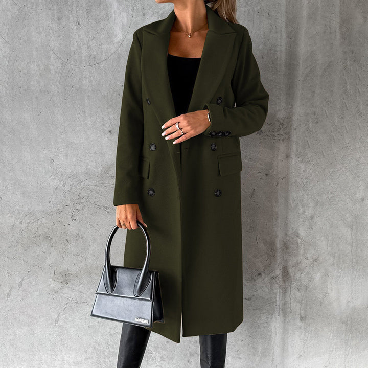 Damen Formaler Langer Mantel | Elegante