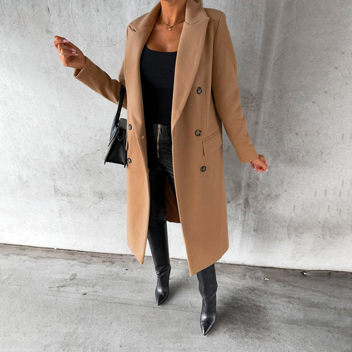Damen Formaler Langer Mantel | Elegante