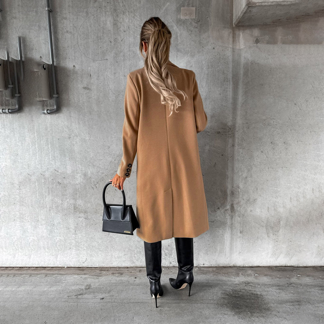 Damen Formaler Langer Mantel | Elegante