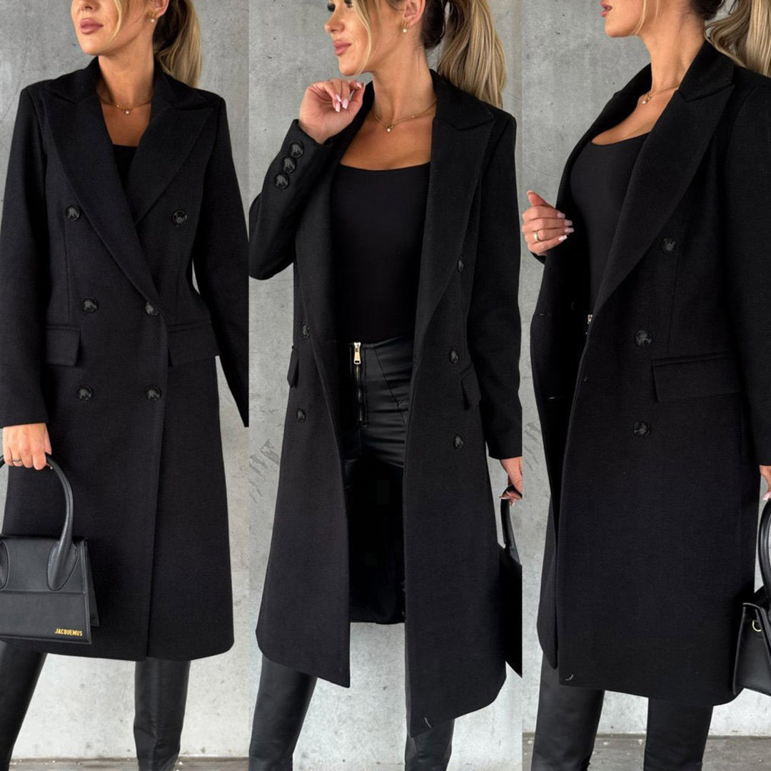 Damen Formaler Langer Mantel | Elegante