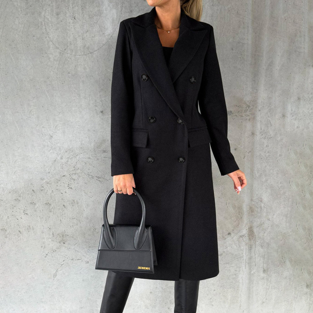 Damen Formaler Langer Mantel | Elegante