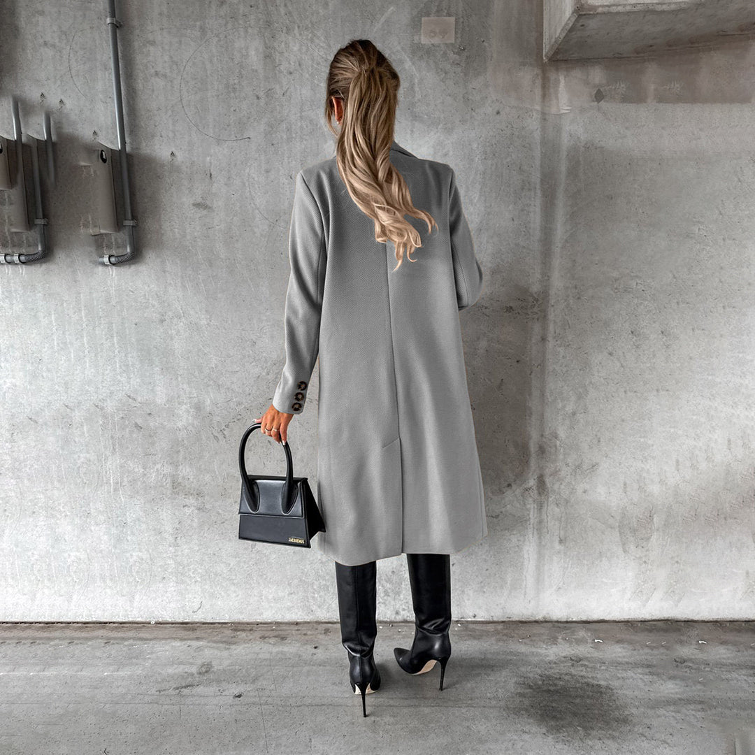 Damen Formaler Langer Mantel | Elegante