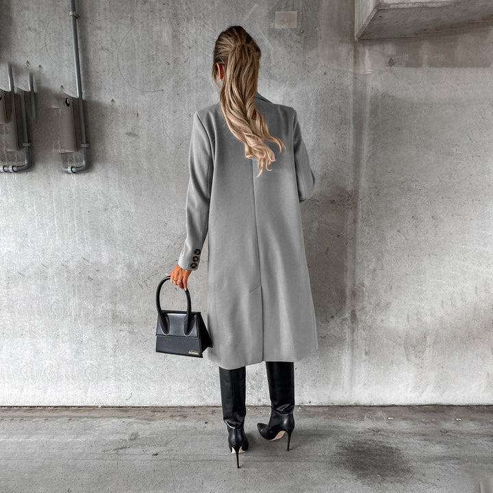 Damen Formaler Langer Mantel | Elegante