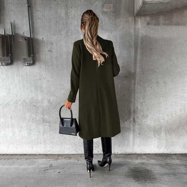 Damen Formaler Langer Mantel | Elegante