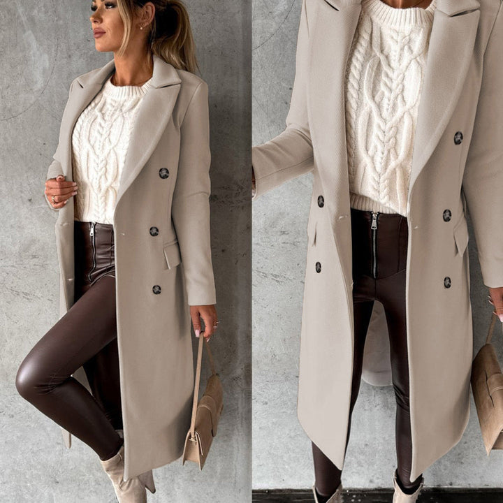 Damen Formaler Langer Mantel | Elegante