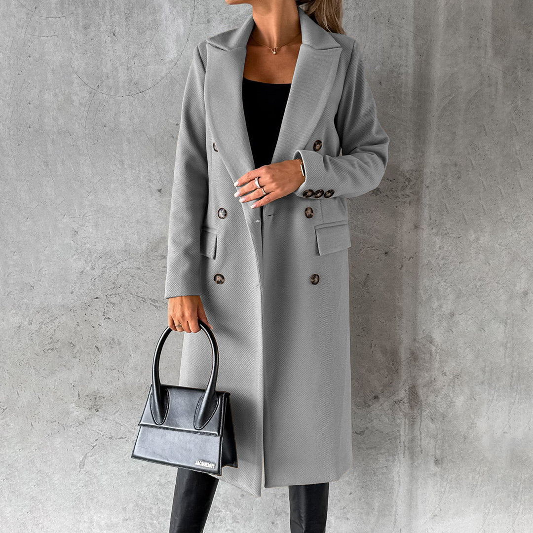 Damen Formaler Langer Mantel | Elegante