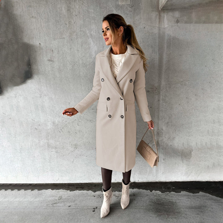 Damen Formaler Langer Mantel | Elegante