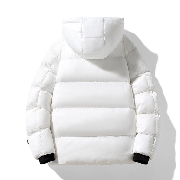 Herren Glänzende Gesteppte Puffer Jacke | Winter