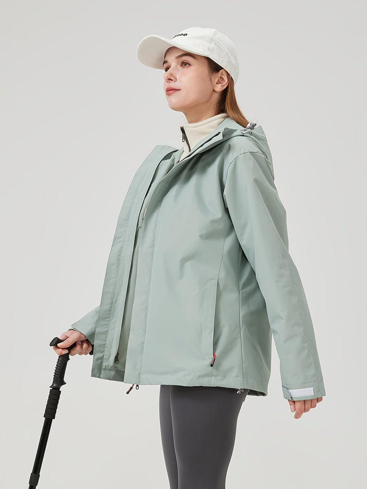 Damen Winter-Skijacke mit Kapuze | Draußen