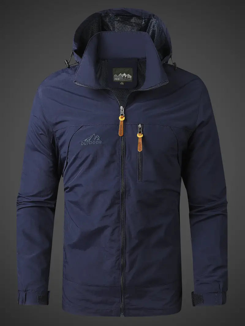 Herren Draußen Jacke mit Kapuze | Wasserdicht