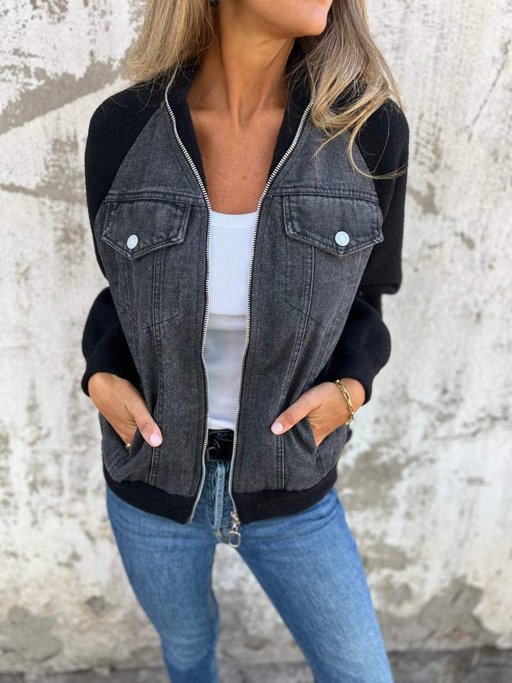 Damen Moderne Jeansjacke | Langarm