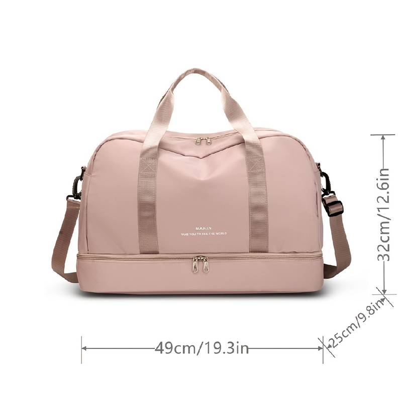 Elegante und funktionale reisetasche mit schuhfach