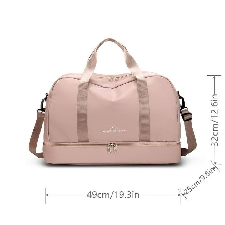 Elegante und funktionale reisetasche mit schuhfach