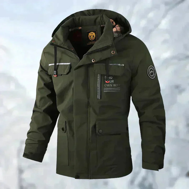 Herren Wasserdichte Jacke mit Kapuze | Draußen