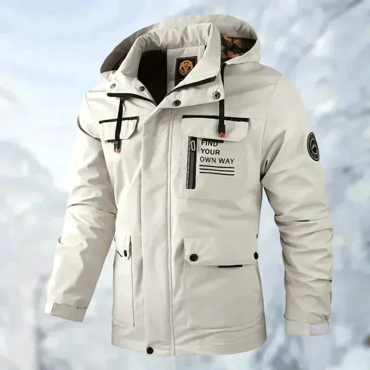 Herren Wasserdichte Jacke mit Kapuze | Draußen