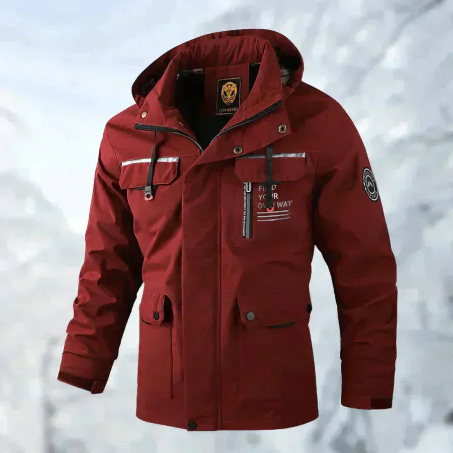 Herren Wasserdichte Jacke mit Kapuze | Draußen