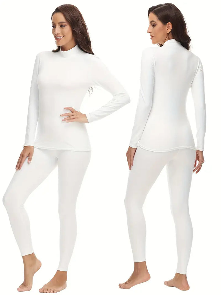 Dehnbares thermal base layer set für frauen