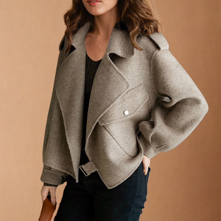 Vintage Woll Jacke für Damen | Lässig