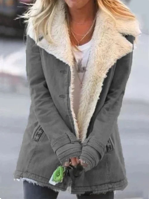 Funktionale Winterjacke mit Kordelzug und Kapuze für Damen | Praktisch