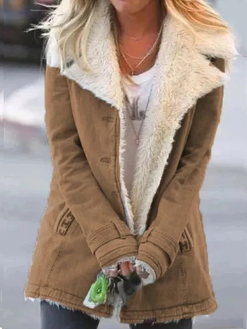 Funktionale Winterjacke mit Kordelzug und Kapuze für Damen | Praktisch