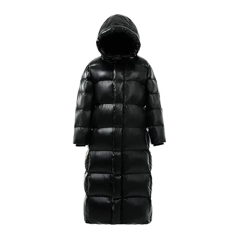 Damen Stylische wattierte Jacke | Lang