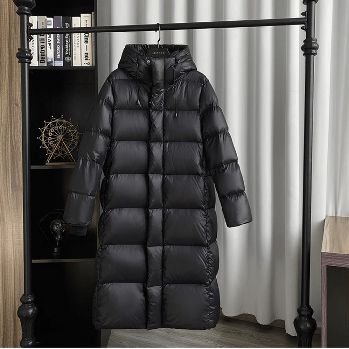 Damen Stylische wattierte Jacke | Lang