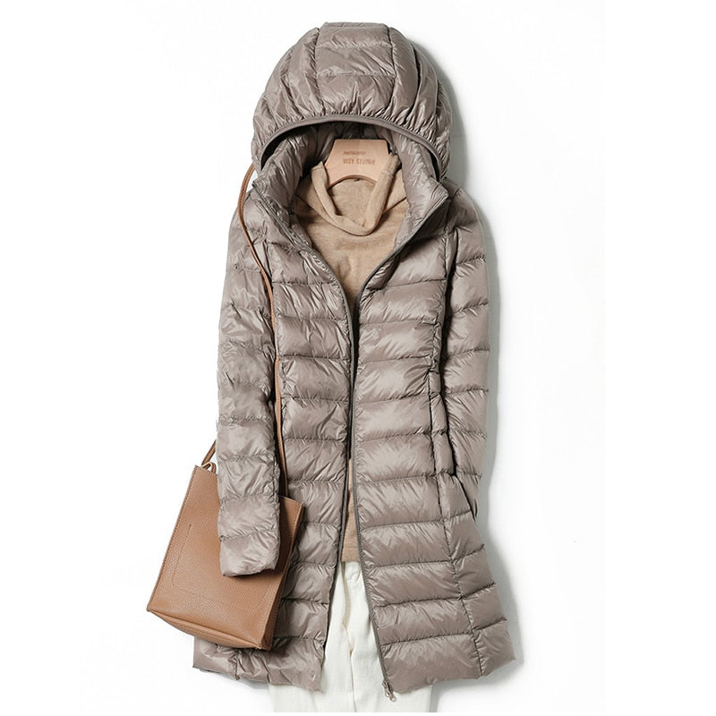 Damen Klassische Winterjacke | Lässig