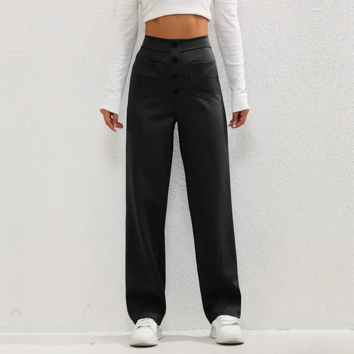 Elegante high-waist stretchhose