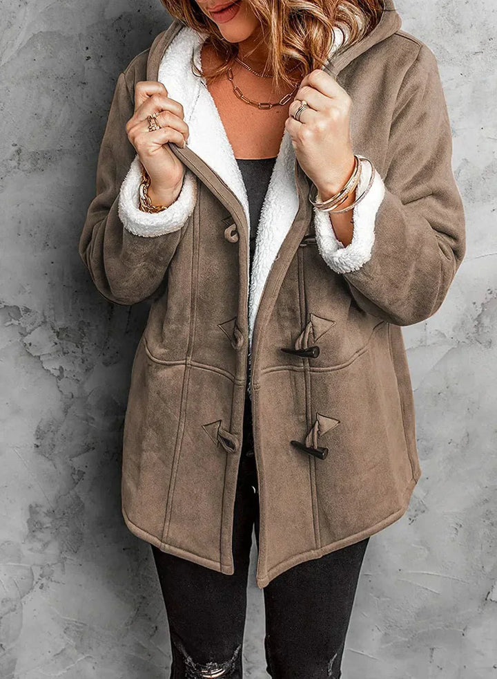 Damen Warme Winter Mantel | Kapuze