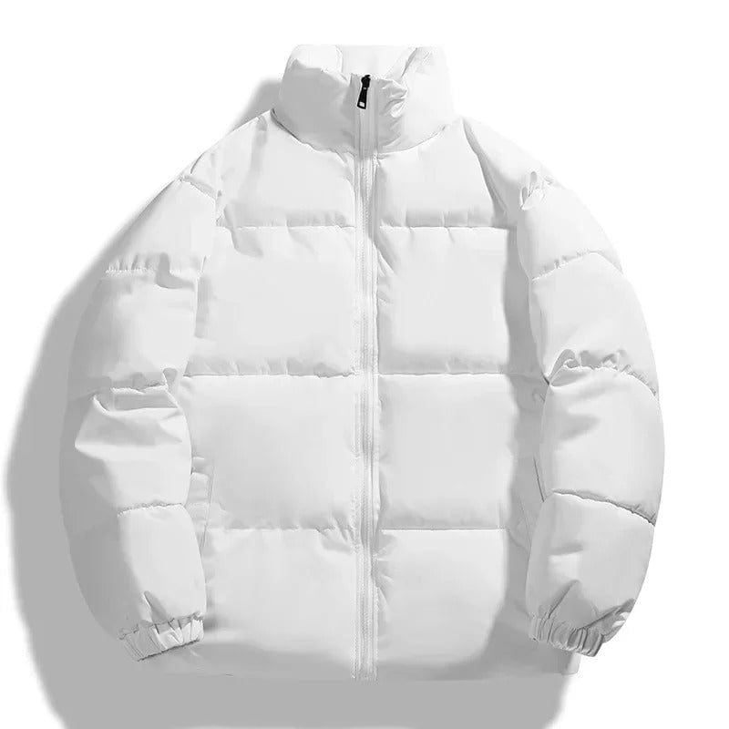 Herren Stehkragen-Reißverschlussjacke | Puffer