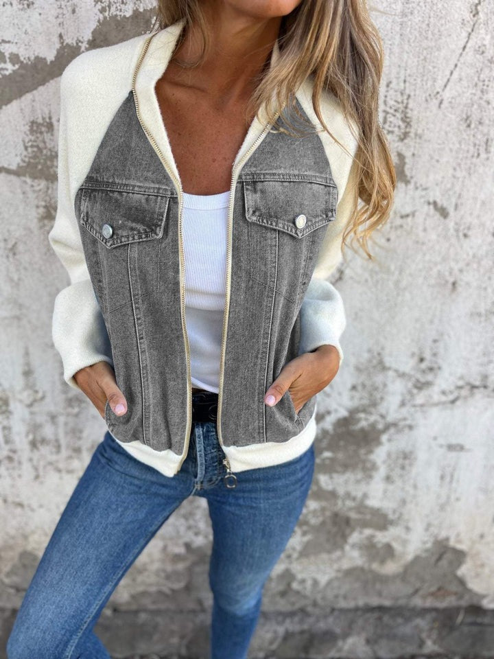 Damen Moderne Jeansjacke | Langarm