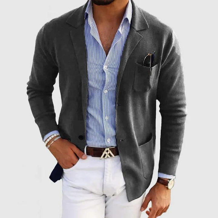 Herren Eleganter Mehrtaschen Blazer | Lange Ärmel
