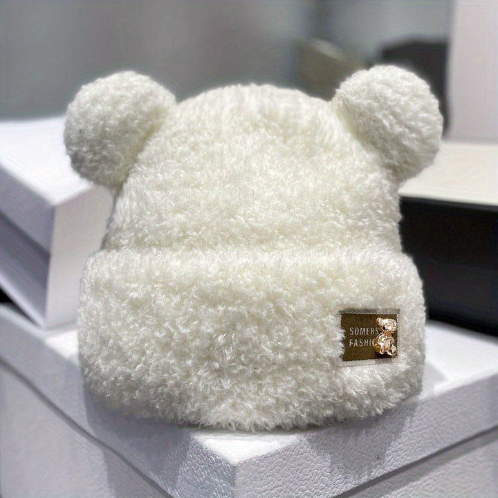 Bezaubernde teddy-ohr wintermütze