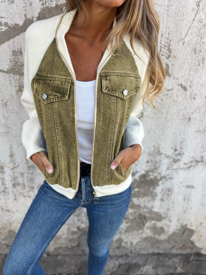 Damen Moderne Jeansjacke | Langarm