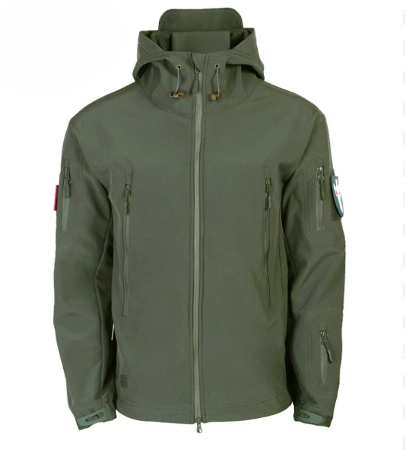 Herren Multitaschen Draußen Jacke | Reißverschluss