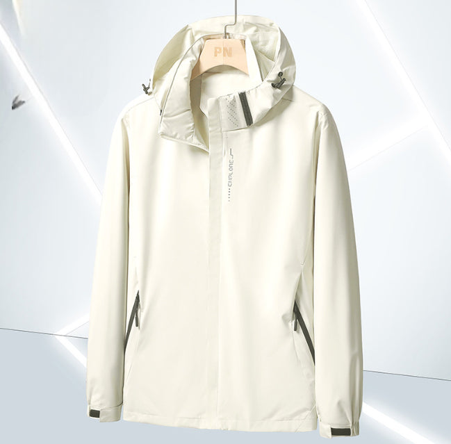 Herren Wasserdichte Kapuzen Jacke | Atmungsaktiv