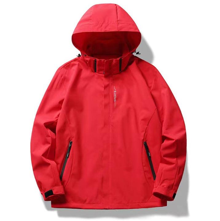Herren Wasserdichte Kapuzen Jacke | Atmungsaktiv