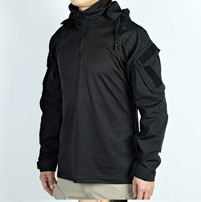 Herren Jacke mit Kapuze und Reißverschluss | Taktische