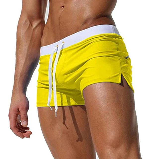 Herren Kordelzug Bade Kurze Hosen | Schlanke Passform