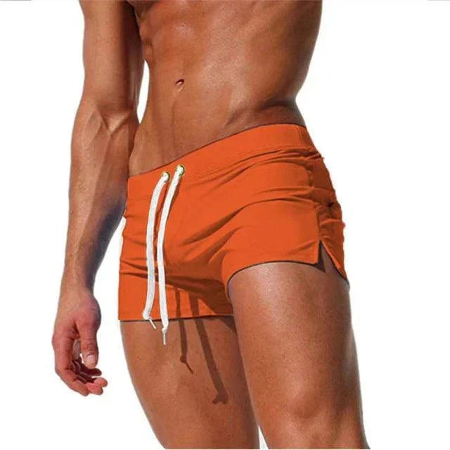 Herren Kordelzug Bade Kurze Hosen | Schlanke Passform