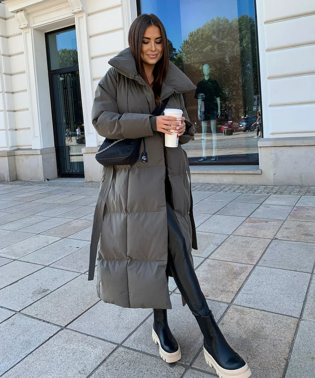 Übergröße Parka Damen Jacke | Lang