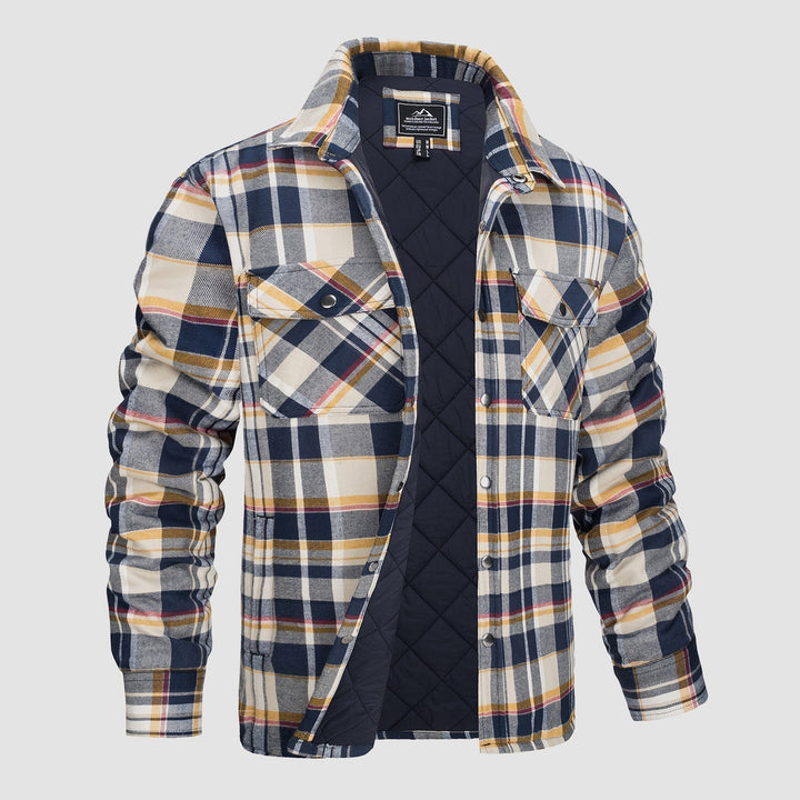Herren Winter Langarm Hemd Jacke | Lässig