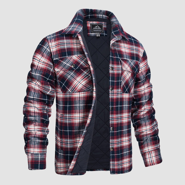 Herren Winter Langarm Hemd Jacke | Lässig