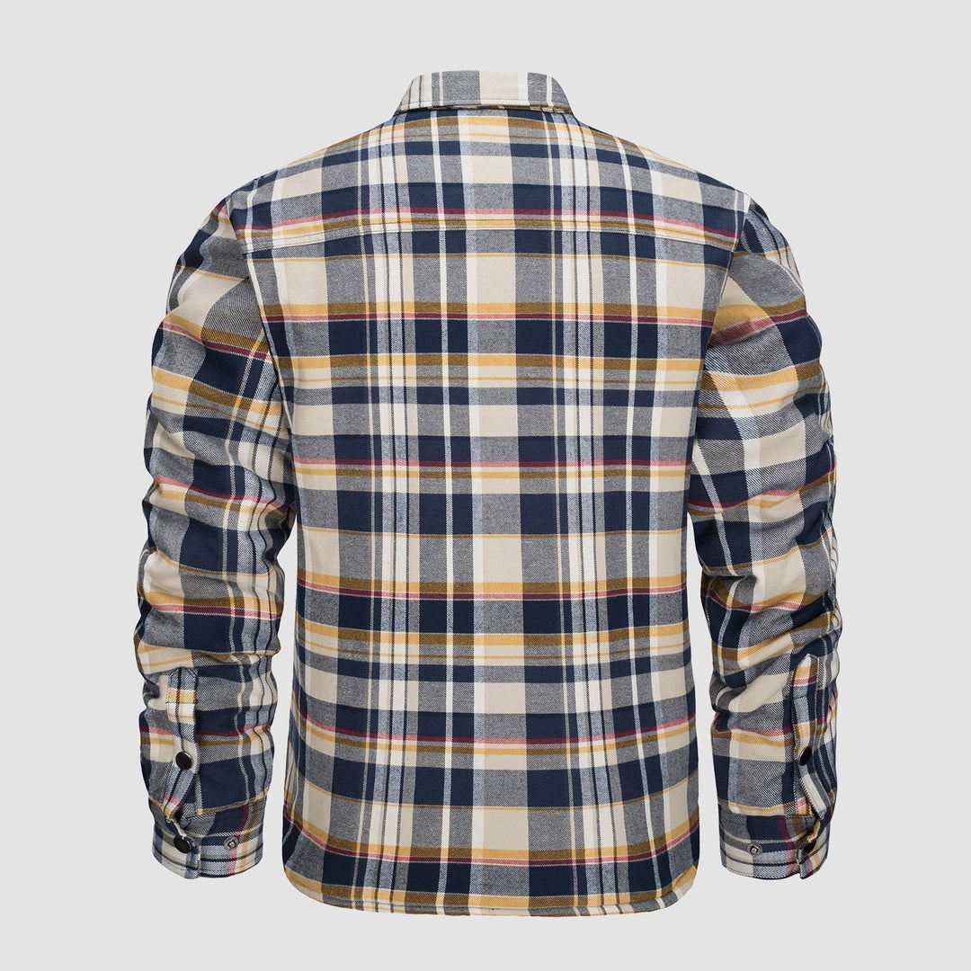 Herren Winter Langarm Hemd Jacke | Lässig