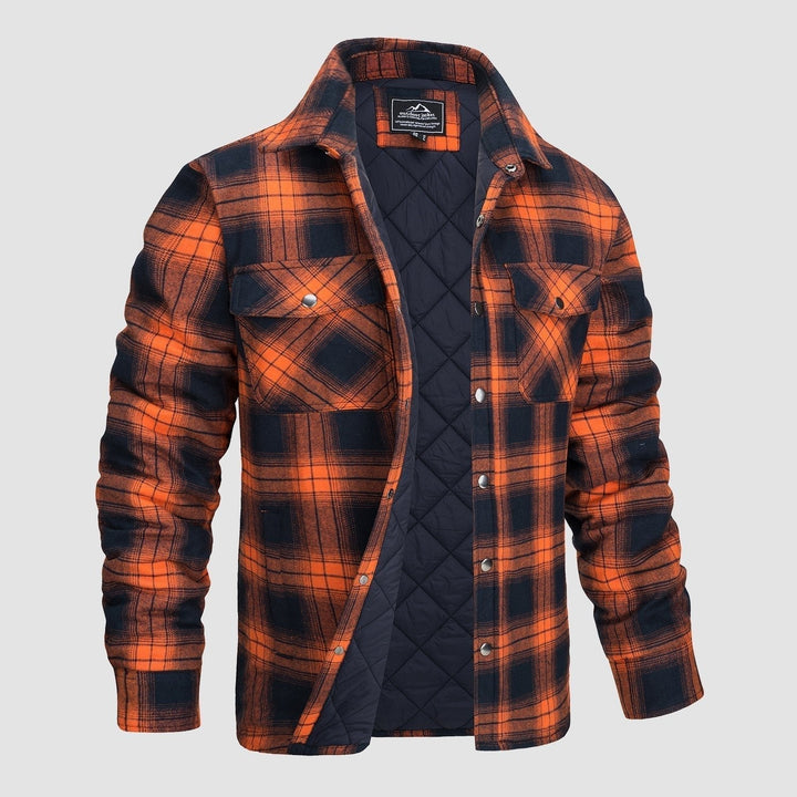Herren Winter Langarm Hemd Jacke | Lässig