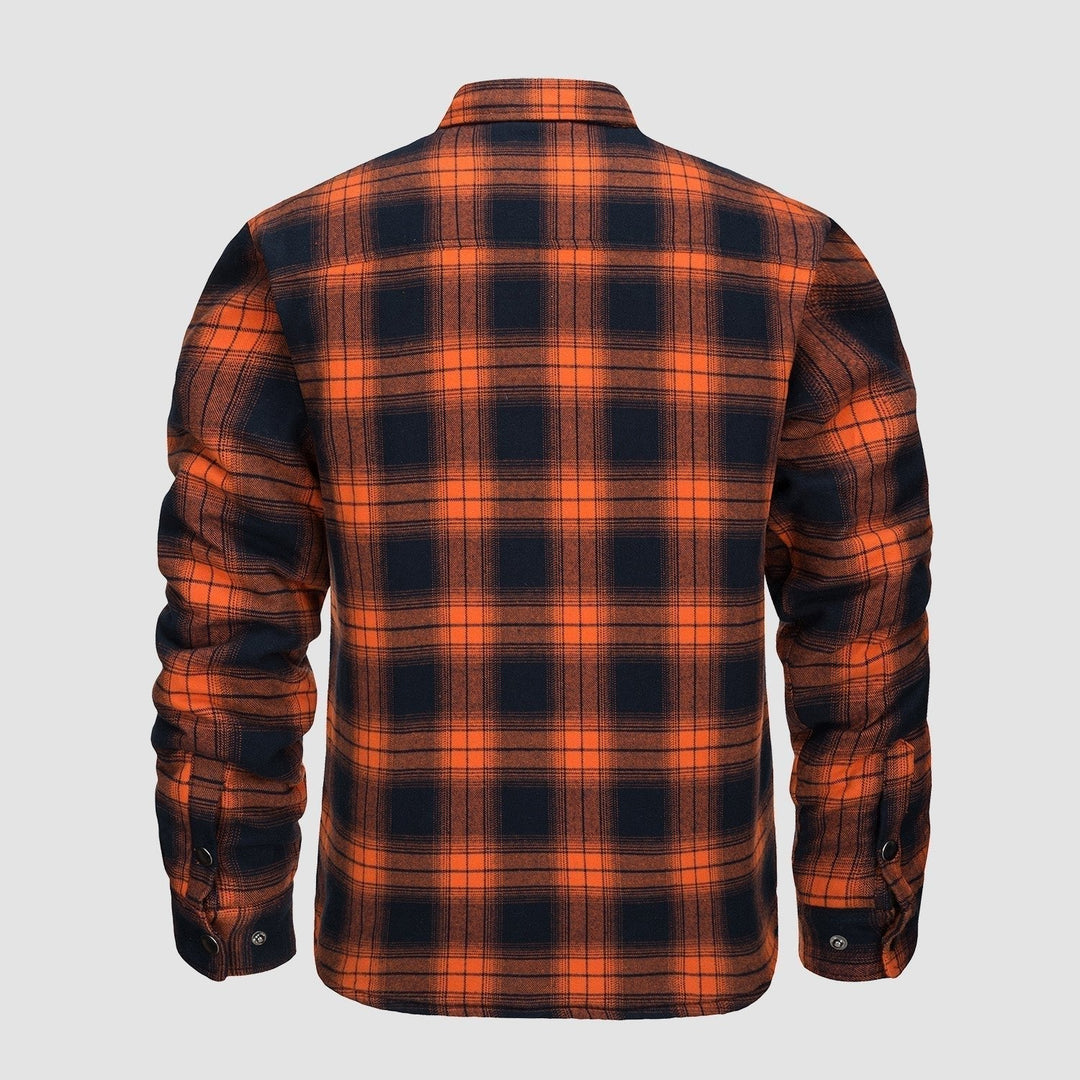Herren Winter Langarm Hemd Jacke | Lässig